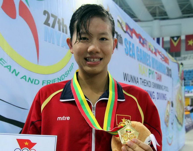 Nguyen Thi Anh Vien wins “Best athlete” title in 2013